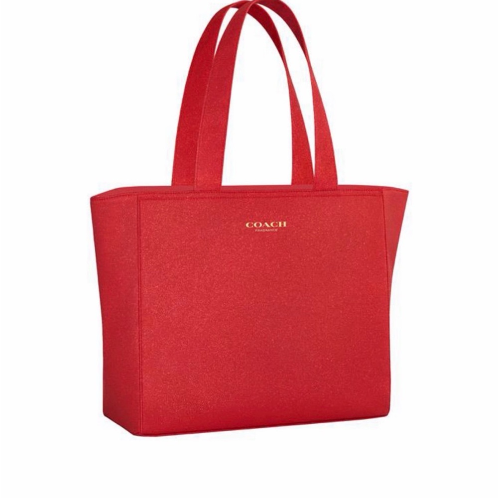 Coach Fragrance Red Tote Bag